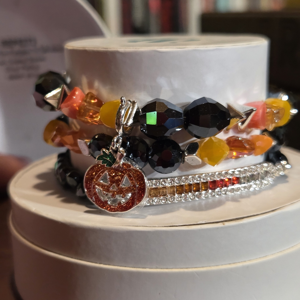 Halloween Charm Bracelet Set